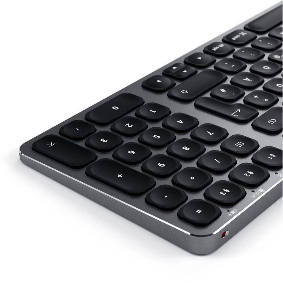 Satechi Aluminium BT Backlit Keyboard Slim German space gray