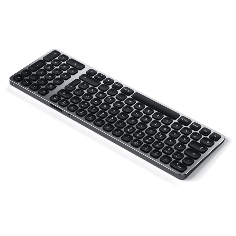 Satechi Aluminium BT Backlit Keyboard Slim German space gray