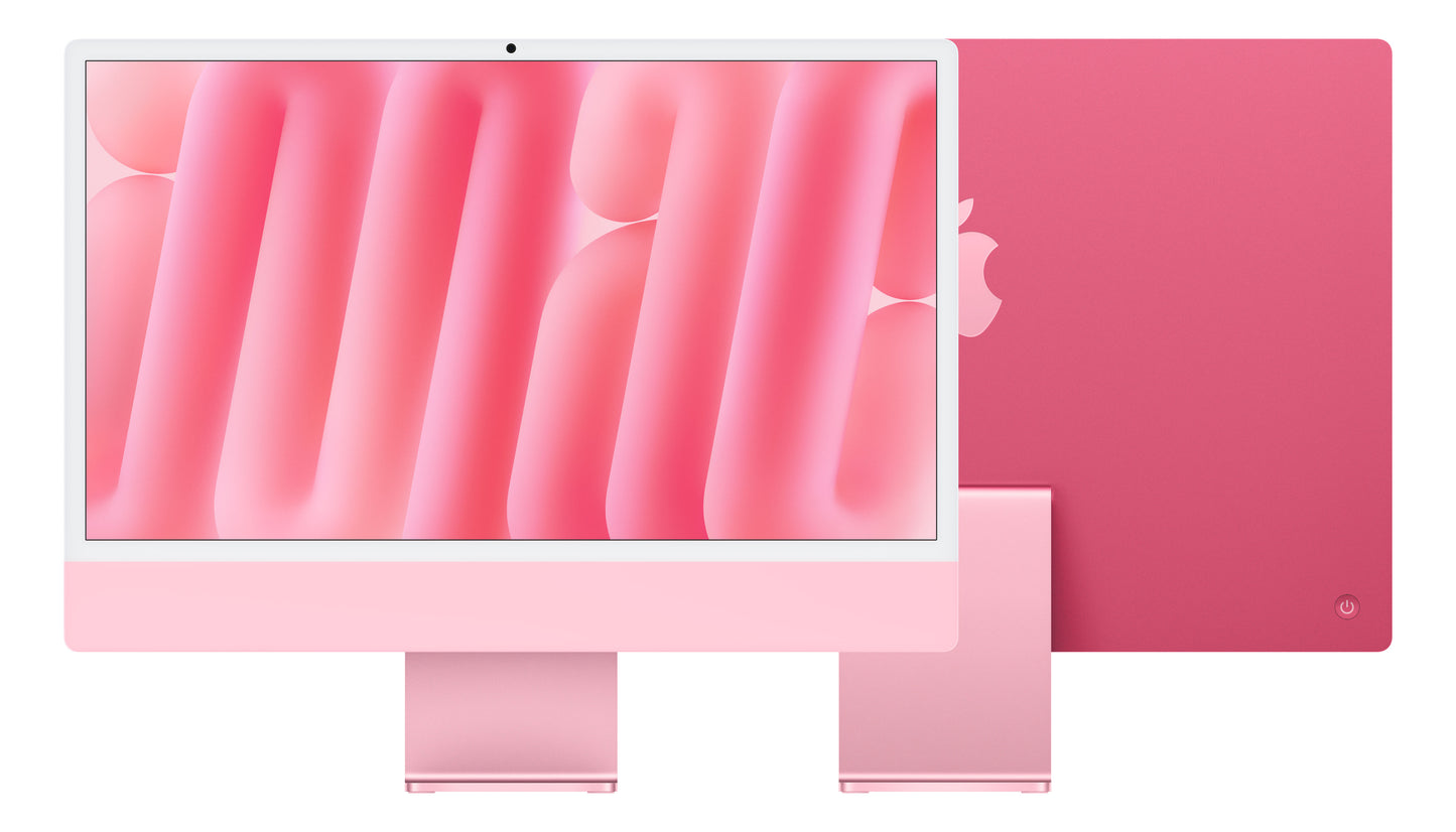 iMac 24" mit 4.5K Retina Display, M4 Chip 10-Core CPU und 10-Core GPU, 16GB, 256GB SSD, pink