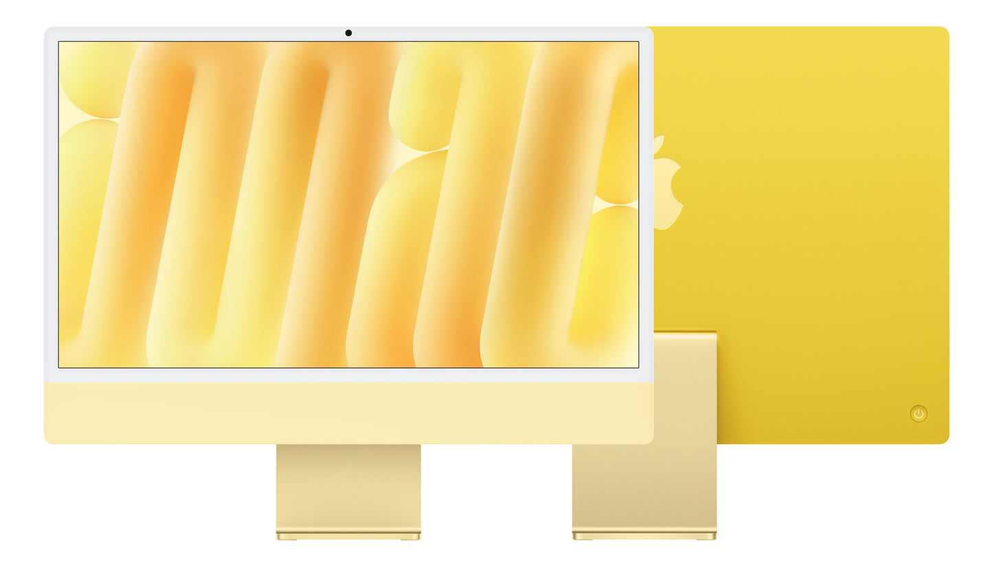 iMac 24" mit 4.5K Retina Display, M4 Chip 10-Core CPU und 10-Core GPU, 16GB, 512GB SSD, gelb