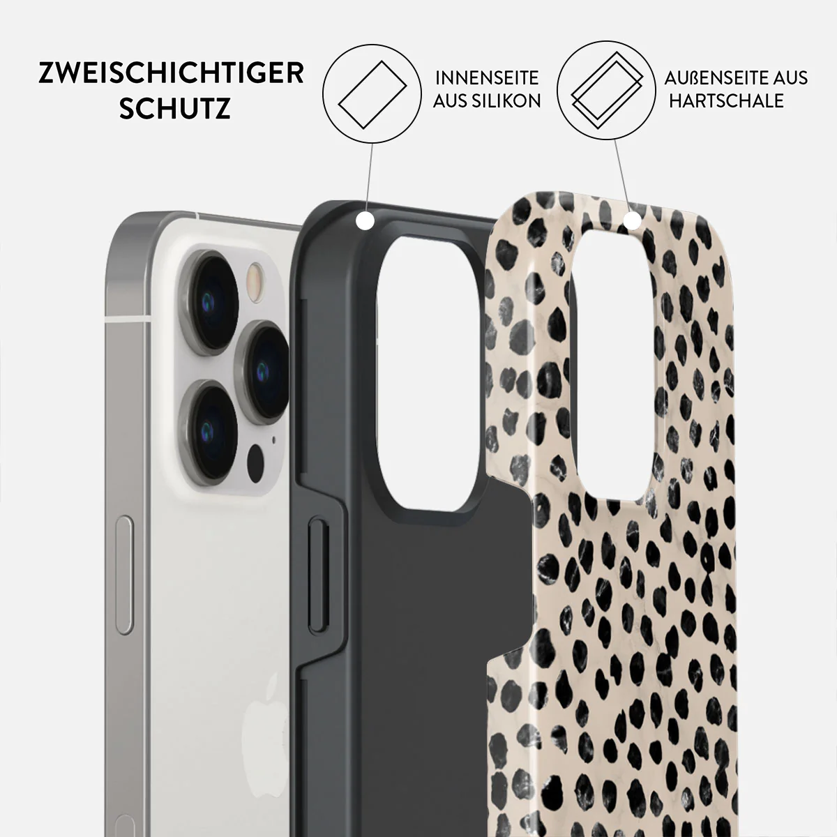 BURGA Almond Latte Tough MagSafe Case for iPhone
