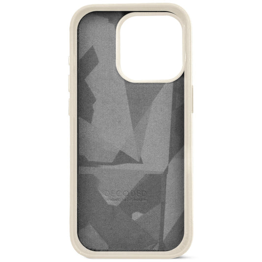 Decoded Leather Backcover for iPhone 15 Pro Clay