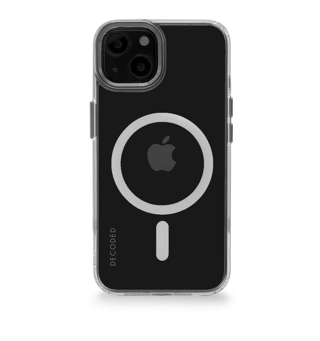 Decoded - Recycled Plastic Transparent Backcover | iPhone 14 (6.1 inch) - Antracite