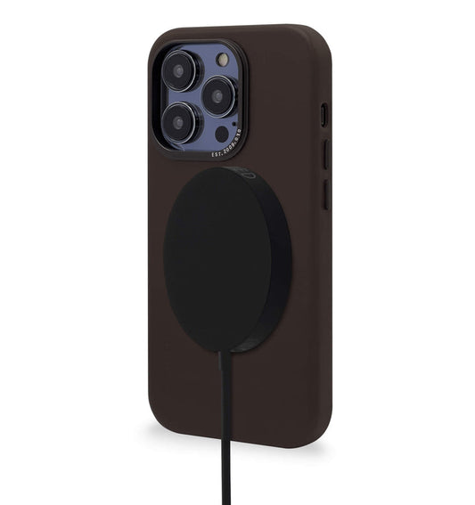 Decoded - Leather Backcover for iPhone 14 Pro Max - Chocolate Brown