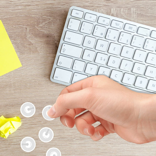 NFC Tag Sticker (Set aus 10 Stück) Compatible with Apple iPhone Shortcut APP & Homekit - RFID Tags Sticker