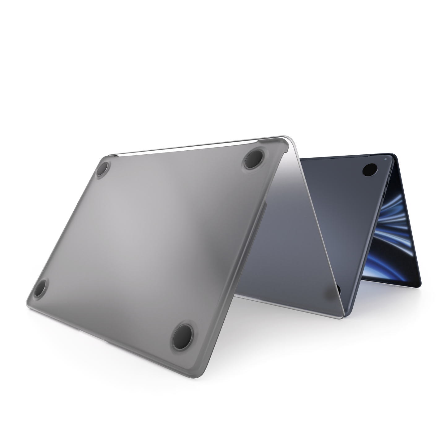 NEXT.ONE MacBook Hartschale passgenau für MacBook Air 13" M2/M3/M4 - Smoke