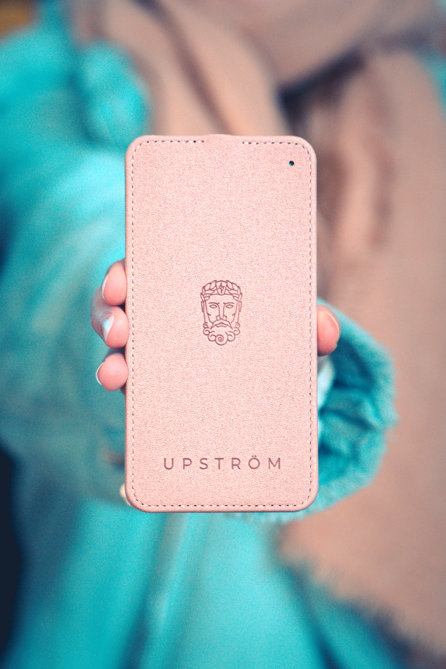 UPSTRÖM LÄDER - Wireless Charger (Pink)