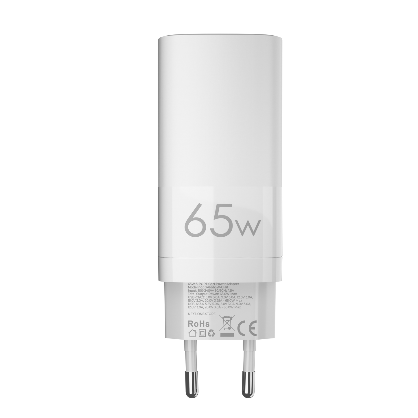 NEXT.ONE 65W PD 3-Port GAN charger