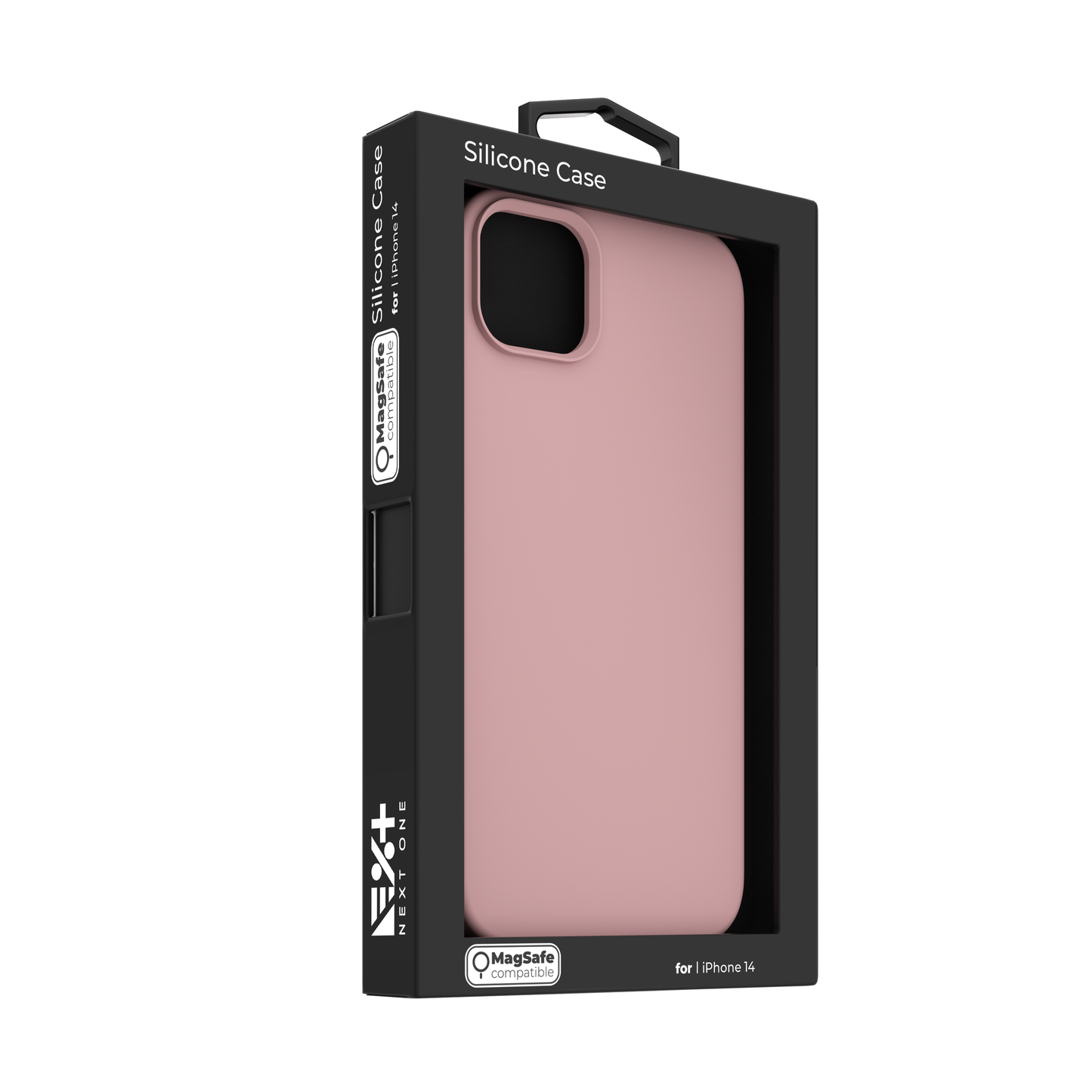 NEXT.ONE Silicone case MagSafe pink for iPhone 14