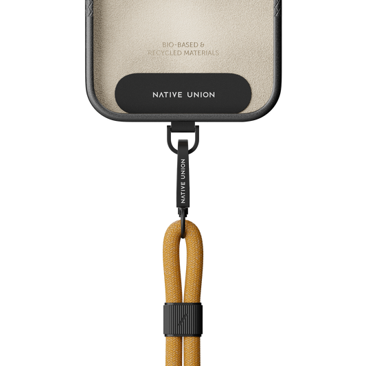 Native Union Halslanyard für Smartphone, senfgelb