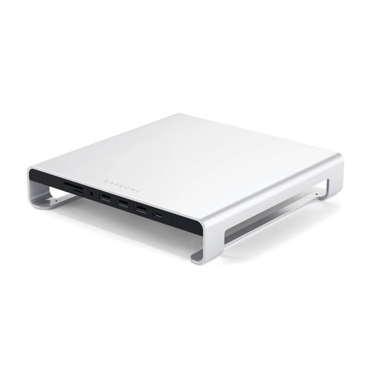 Satechi Aluminum Monitor Stand Hub for iMac silver