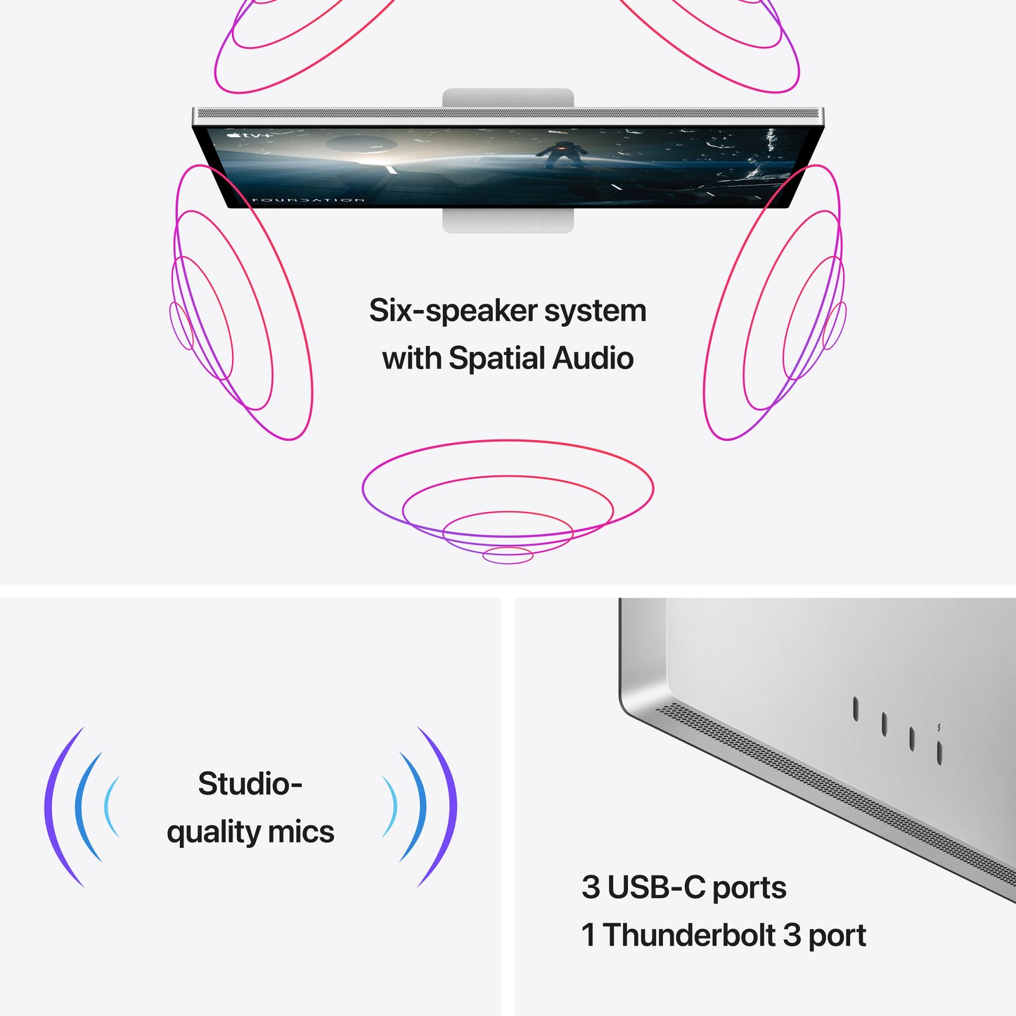 Apple Studio Display - Nanotexturglas - VESA Mount Adapter (ohne Standfuß)