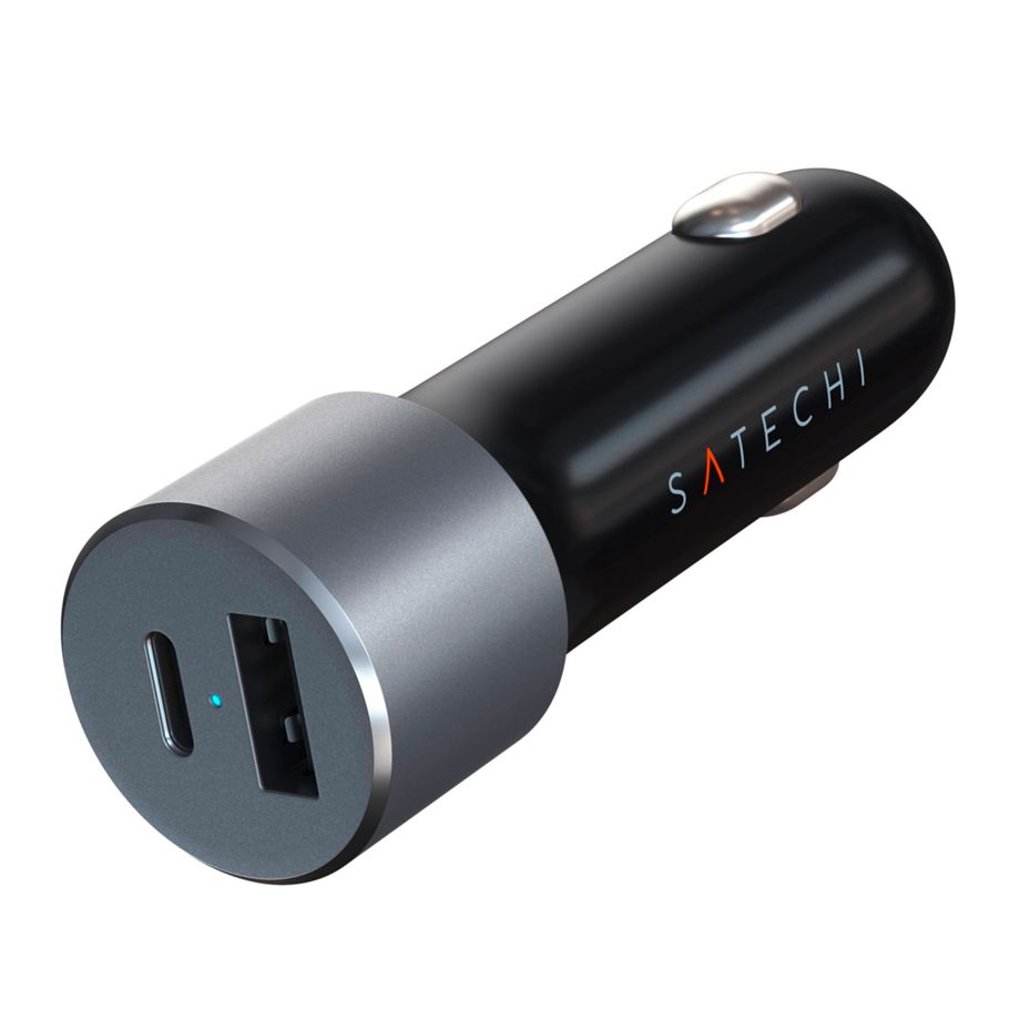 Satechi 72W Type-C PD Car Charger space gray