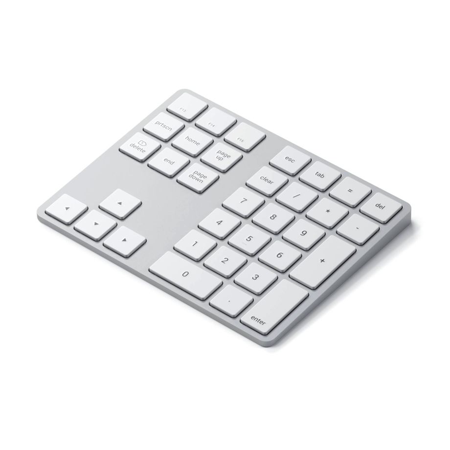 Satechi Extended Wireless Keypad Silver