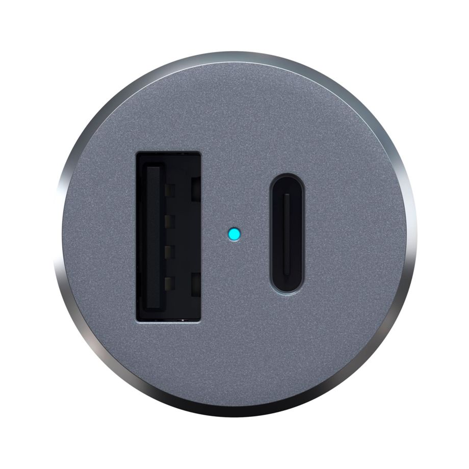 Satechi 72W Type-C PD Car Charger space gray