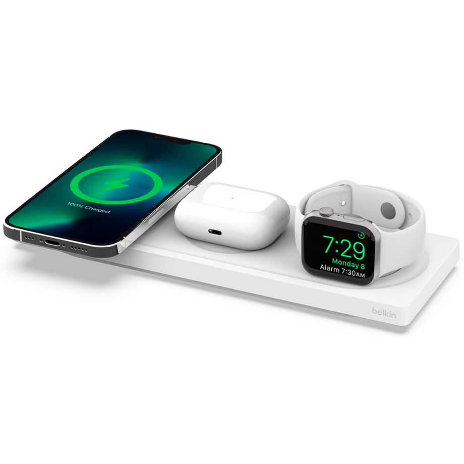 Belkin drahtloses 3-in-1 Ladepad für MagSafe iPhones