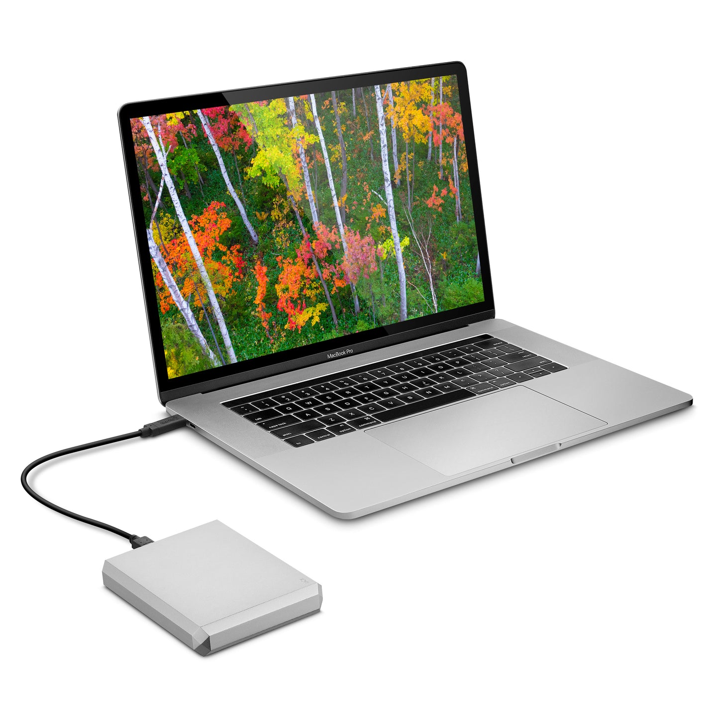 LaCie Mobile Drive V2, 5TB, Moon Silver
