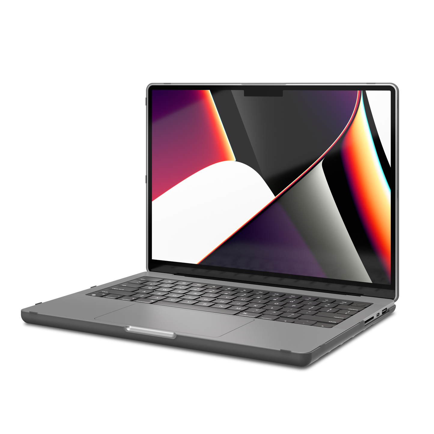 NEXT.ONE MacBook Hartschale passgenau für MacBook Pro 14" M1/M2/M3/M4 - Smoke
