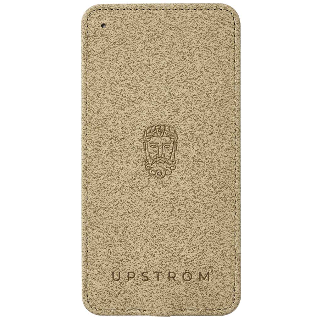 UPSTRÖM LÄDER - Wireless Charger (Sand)
