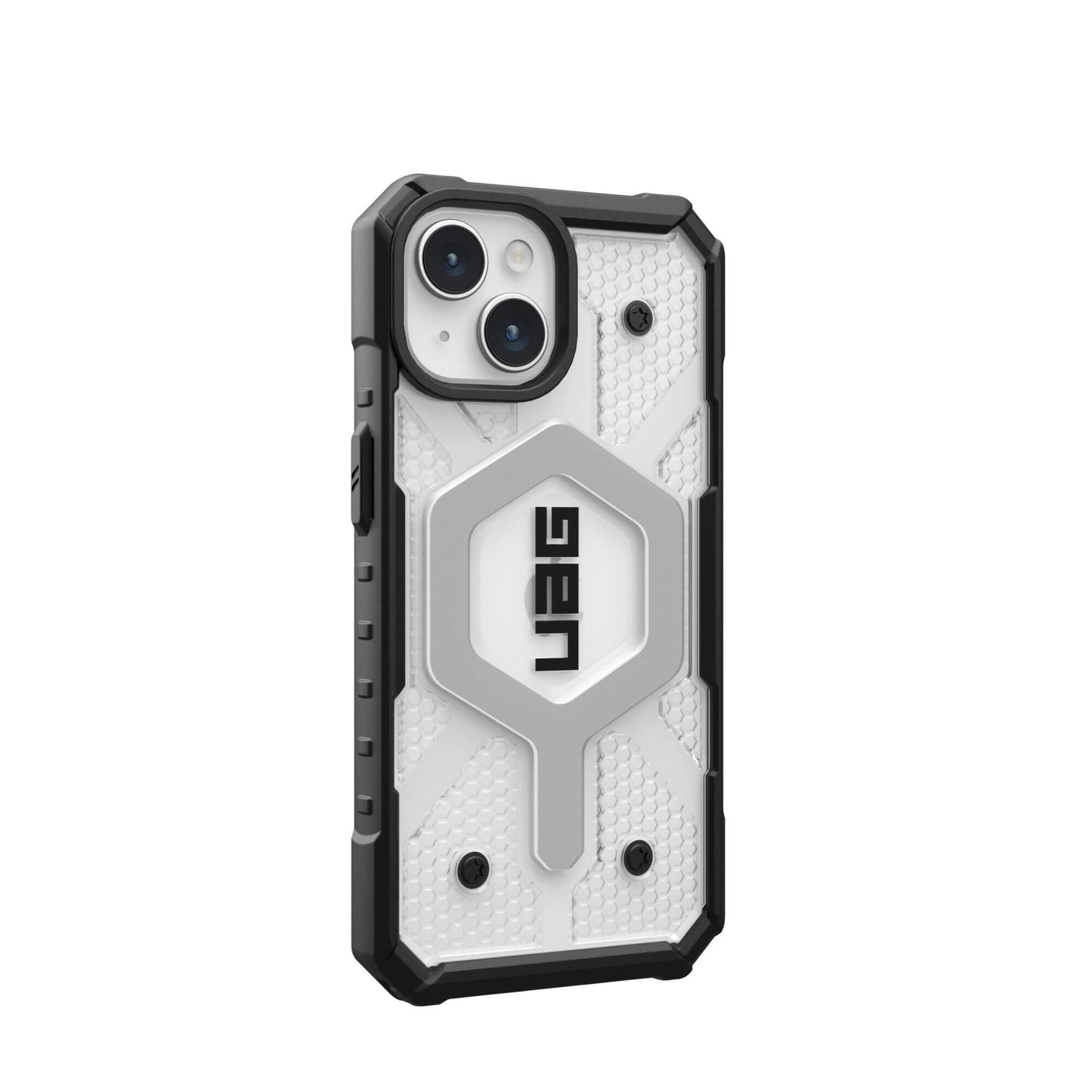UAG Urban Armor Gear Pathfinder MagSafe Case | Apple iPhone 15 | ice (transparent)