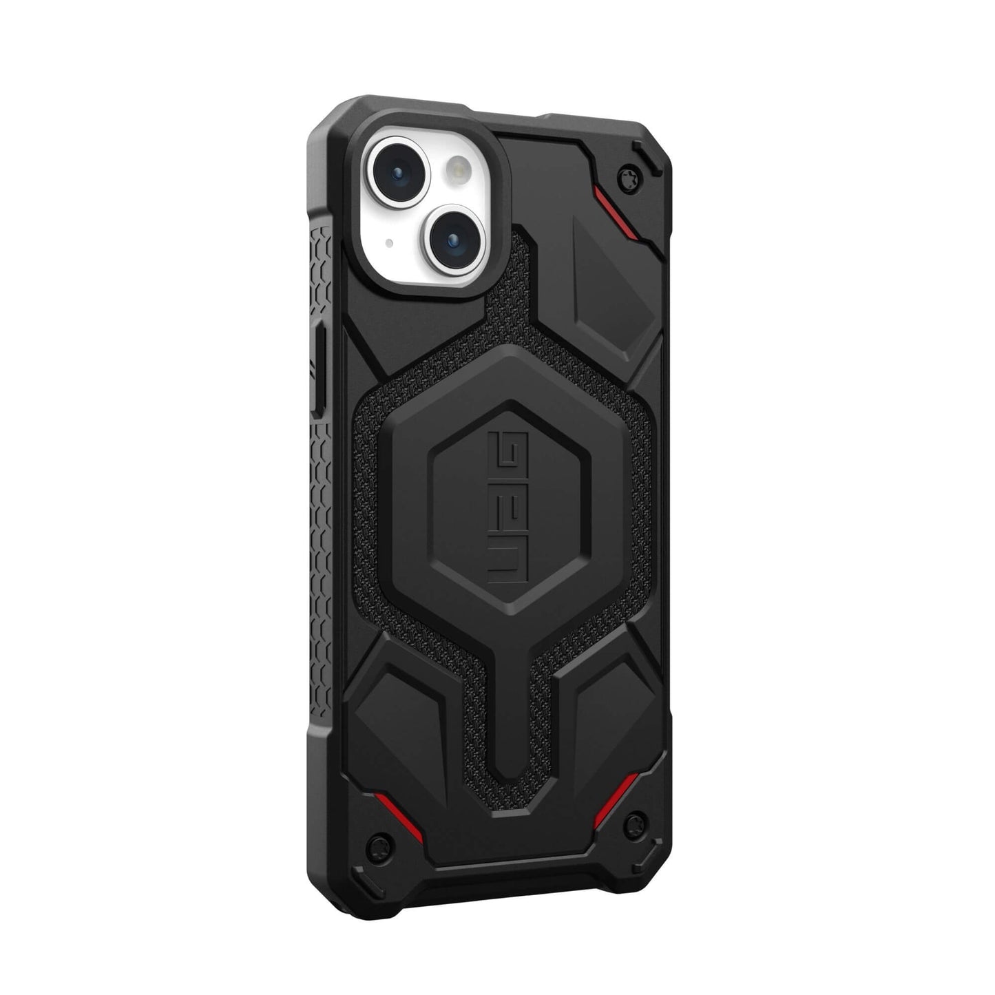 UAG Urban Armor Gear Monarch Pro MagSafe Case | Apple iPhone 15 Plus | kevlar schwarz