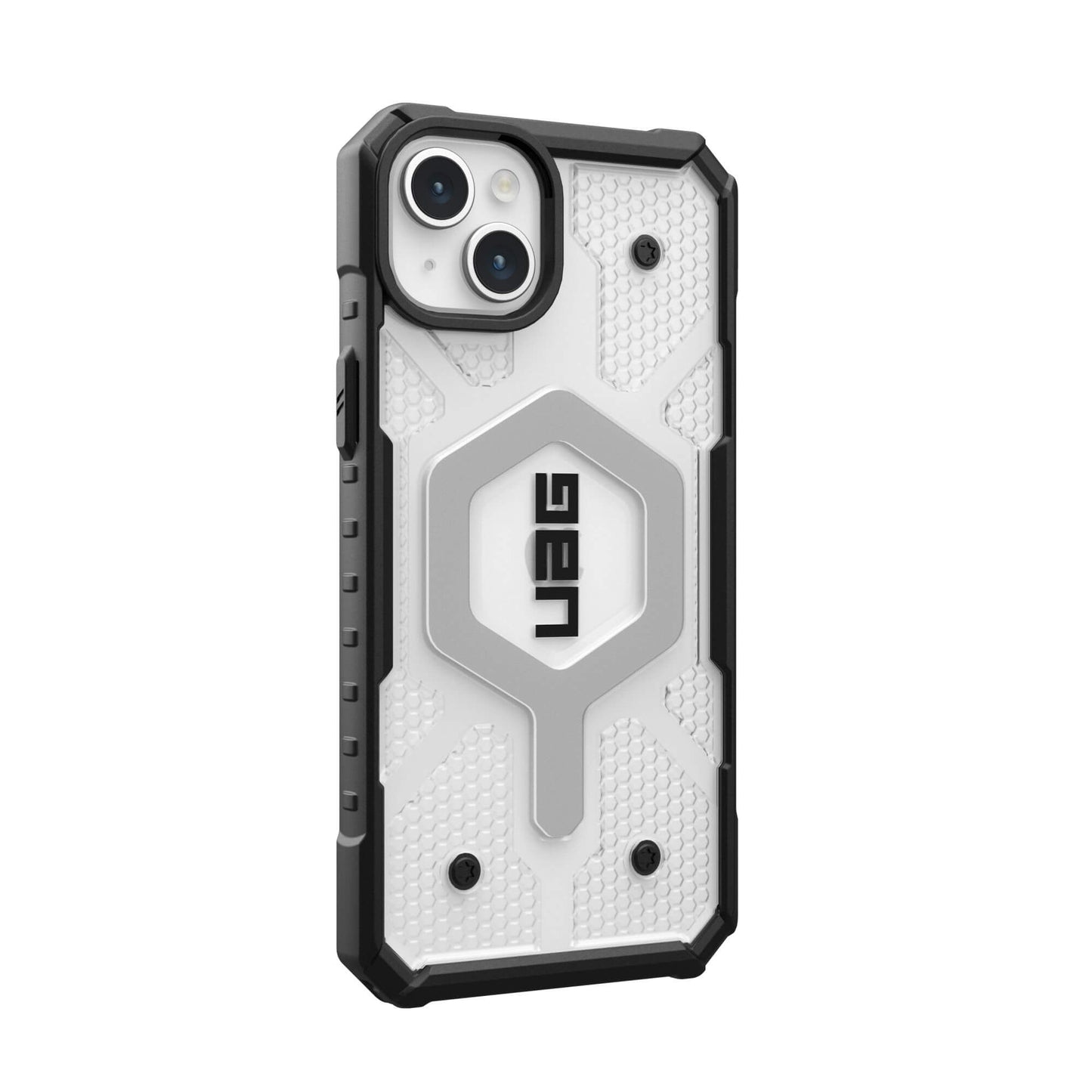 UAG Urban Armor Gear Pathfinder MagSafe Case | Apple iPhone 15 Plus | ice (transparent)