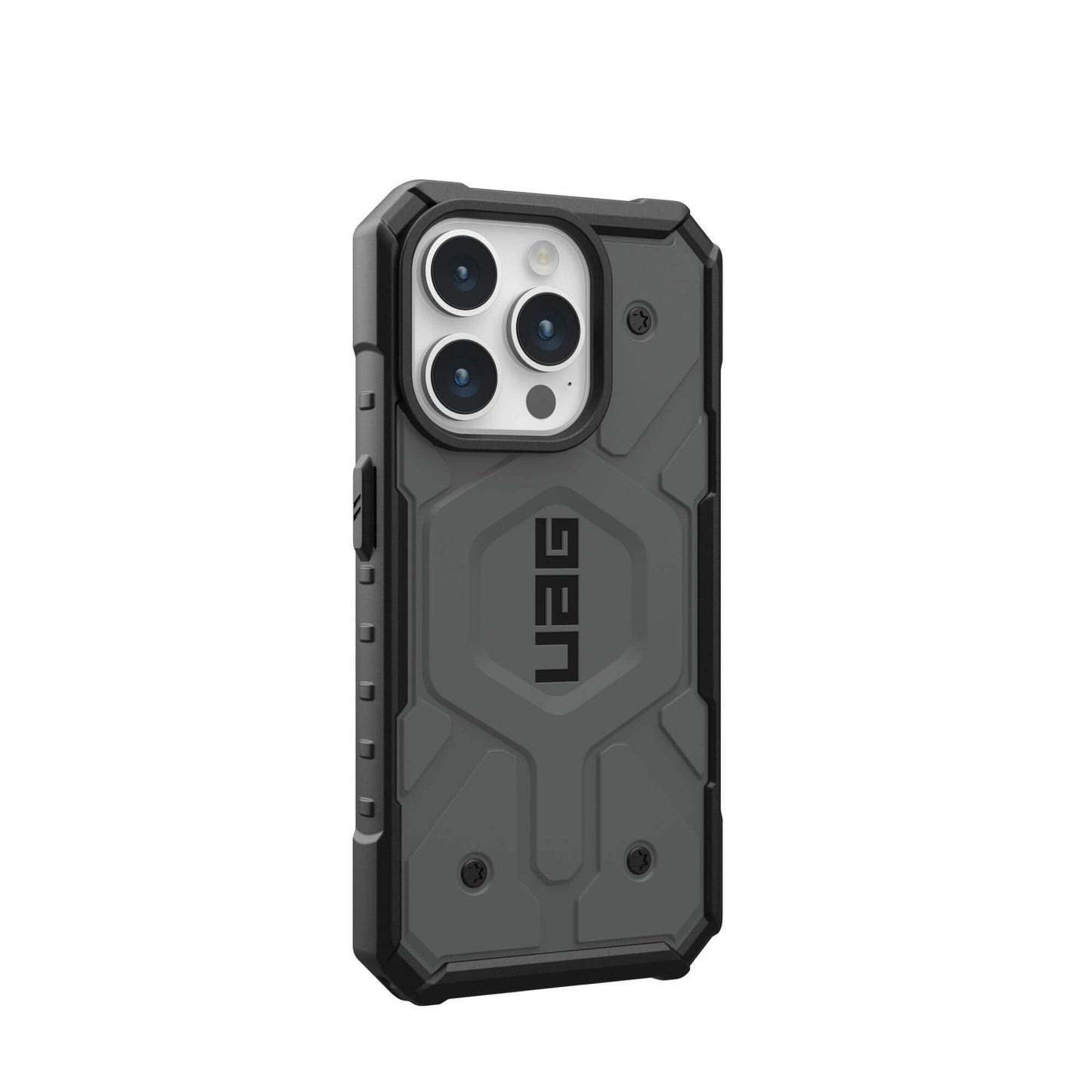 UAG Urban Armor Gear Pathfinder MagSafe Case | Apple iPhone 15 Pro | silber