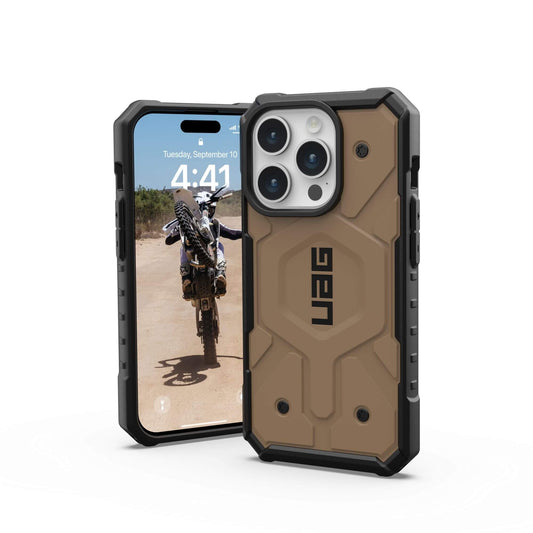 UAG Urban Armor Gear Pathfinder MagSafe Case | Apple iPhone 15 Pro | dark earth