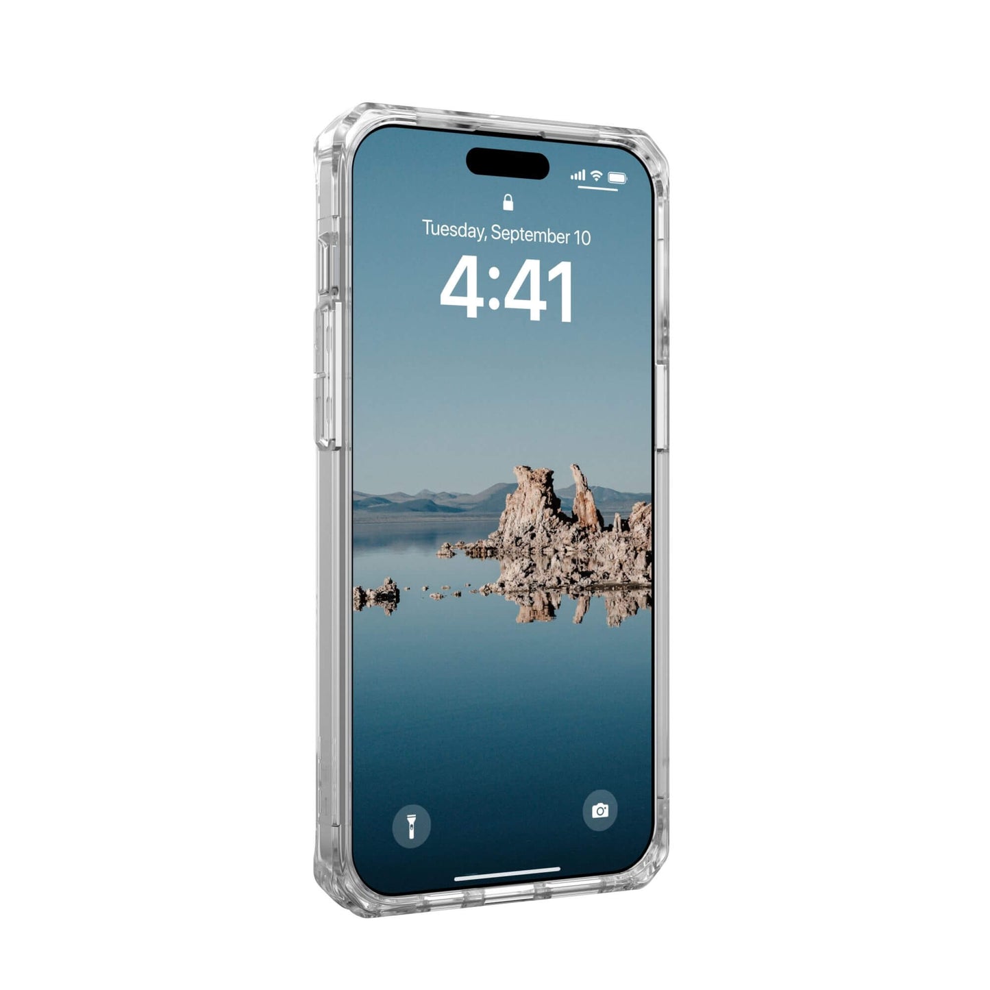 UAG Urban Armor Gear Plyo MagSafe Case | Apple iPhone 15 Pro Max | ice (transparent)/weiß