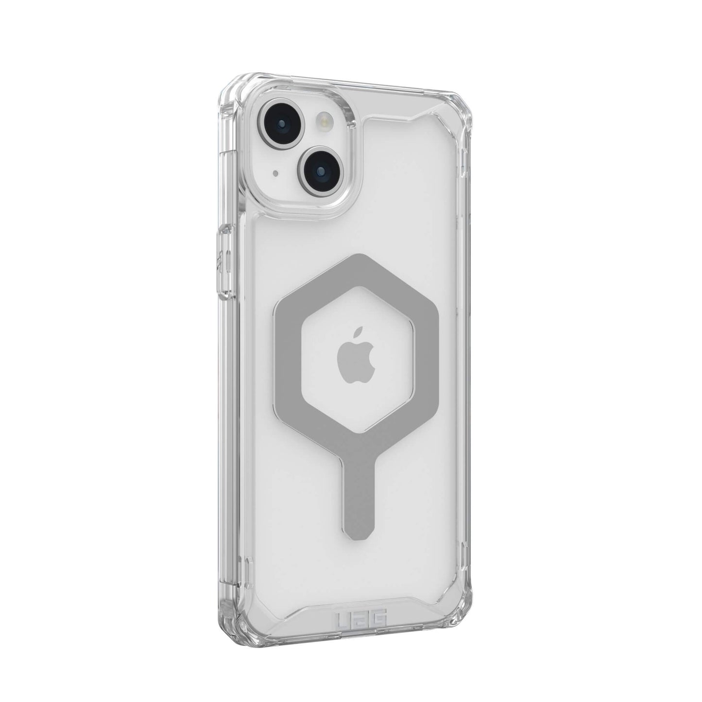 UAG Urban Armor Gear Plyo MagSafe Case | Apple iPhone 15 Plus | ice (transparent)/silber