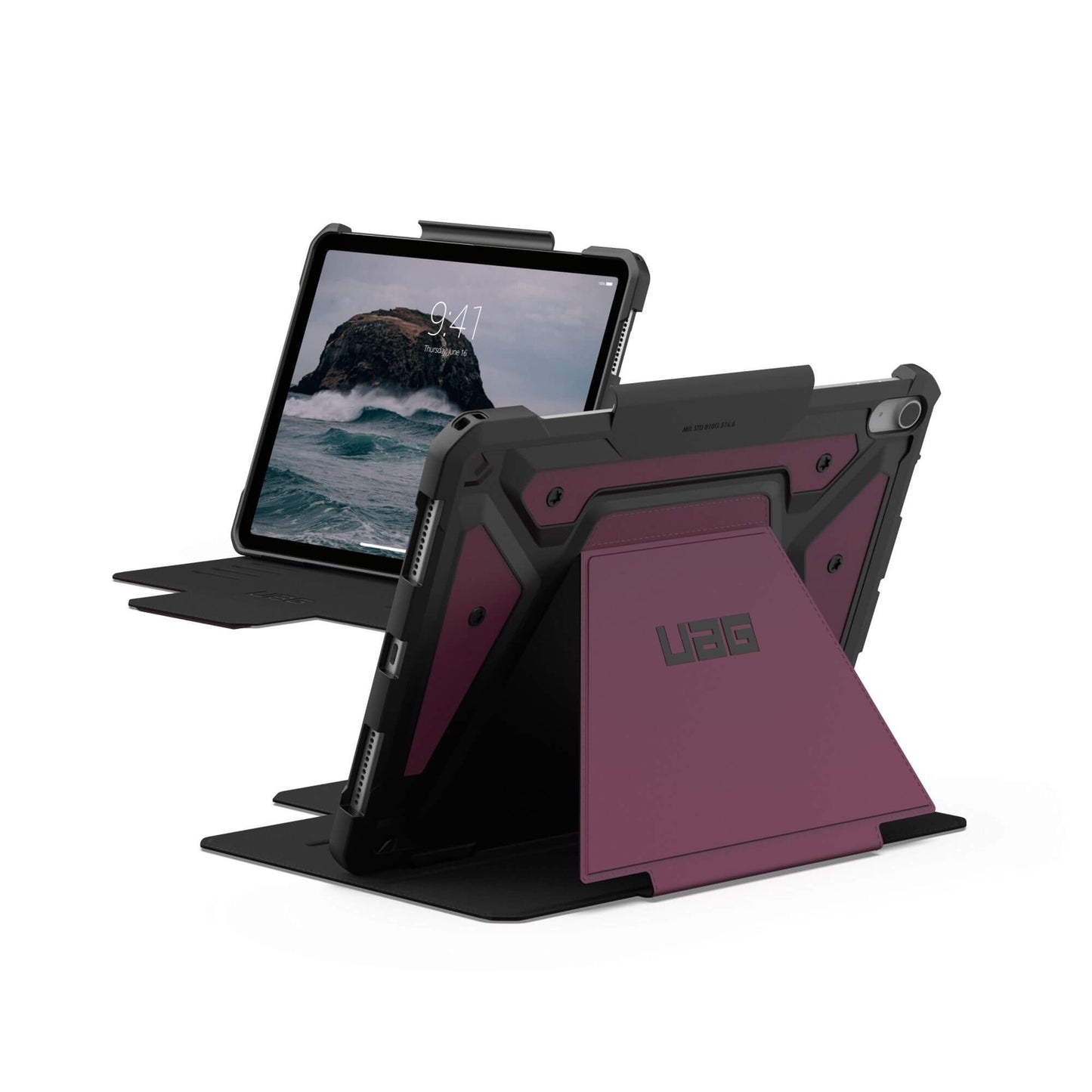 UAG Urban Armor Gear Metropolis SE Case | Apple iPad Air 11" (2024) & Air 10,9" (2022 & 2020) | bordeaux | 124473119049