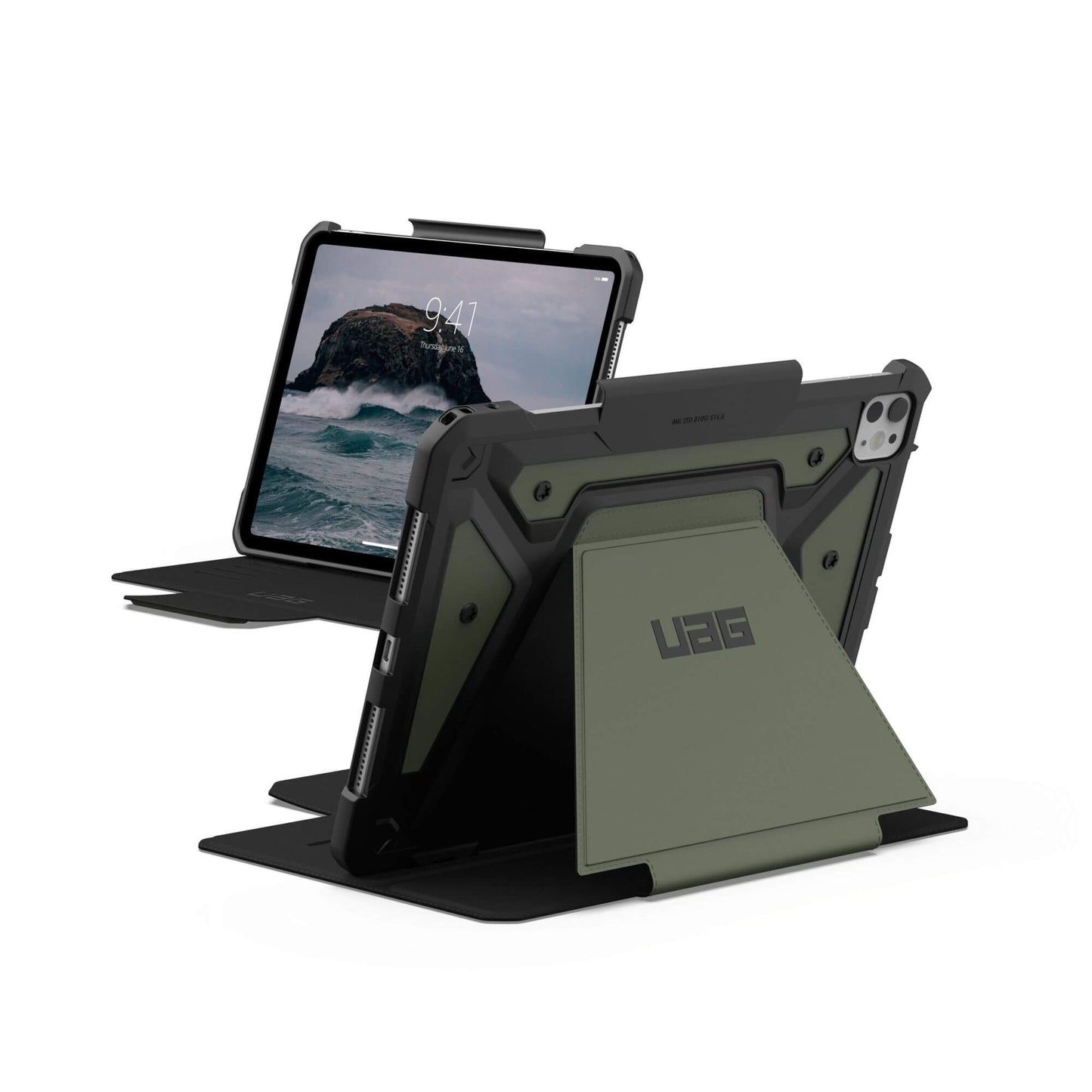 UAG Urban Armor Gear Metropolis SE Case | Apple iPad Pro 11" (2024) | olive | 124475117272