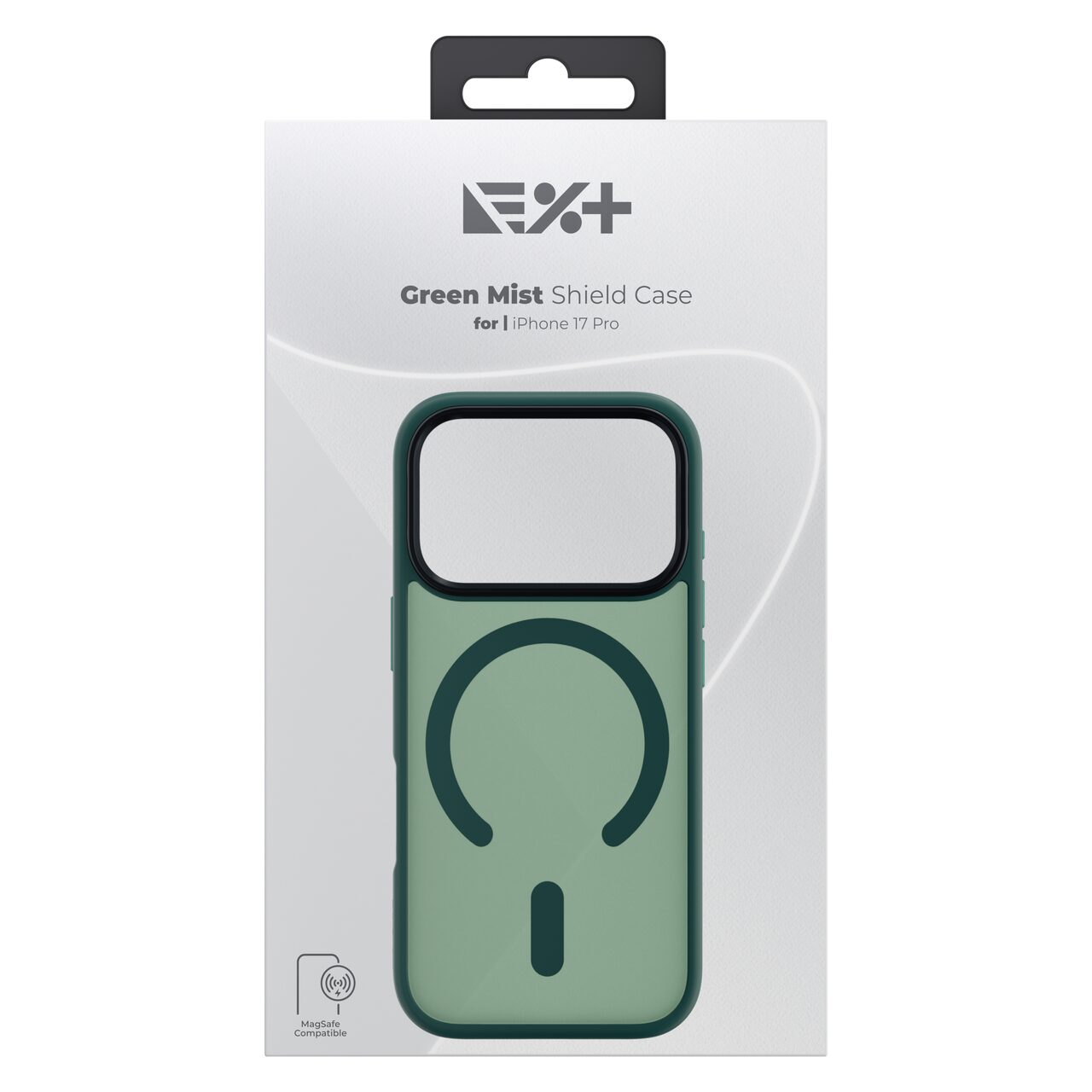 NEXT ONE Green Mist Shield Case for iPhone 17 Pro | MagSafe