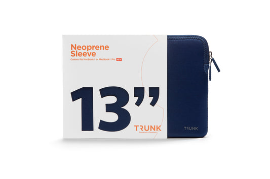 Trunk Neopren Sleeve für MacBook Air / Pro 13", Navy