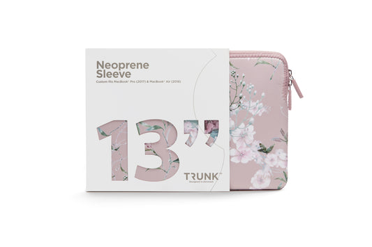 Trunk Neopren Sleeve für MacBook Air / Pro 13", Rose Flower