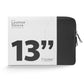 Trunk Leder Sleeve für MacBook Pro 13", Schwarz