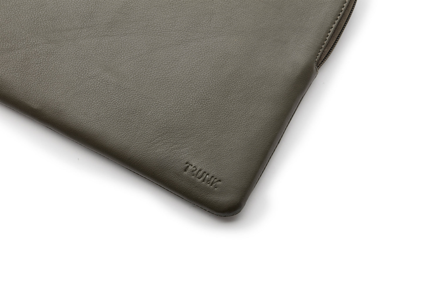 Trunk Leder Sleeve für MacBook Pro 13", Green