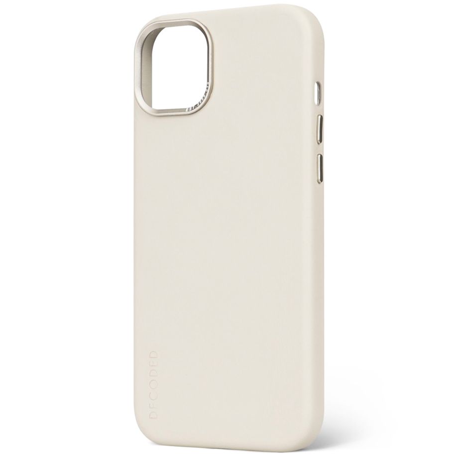 Decoded Leather Backcover for iPhone 15 Clay