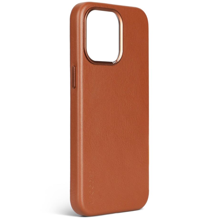 Decoded Leather Backcover for iPhone 15 Pro Tan