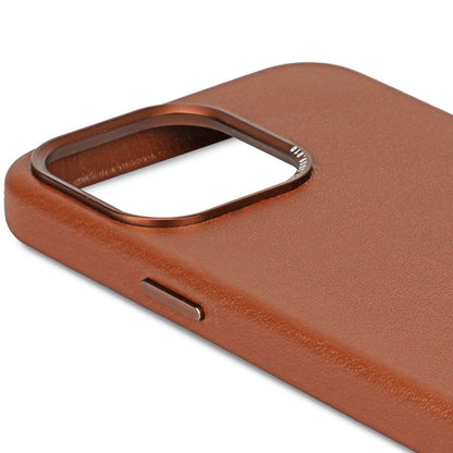 Decoded Leather Backcover for iPhone 15 Pro Tan