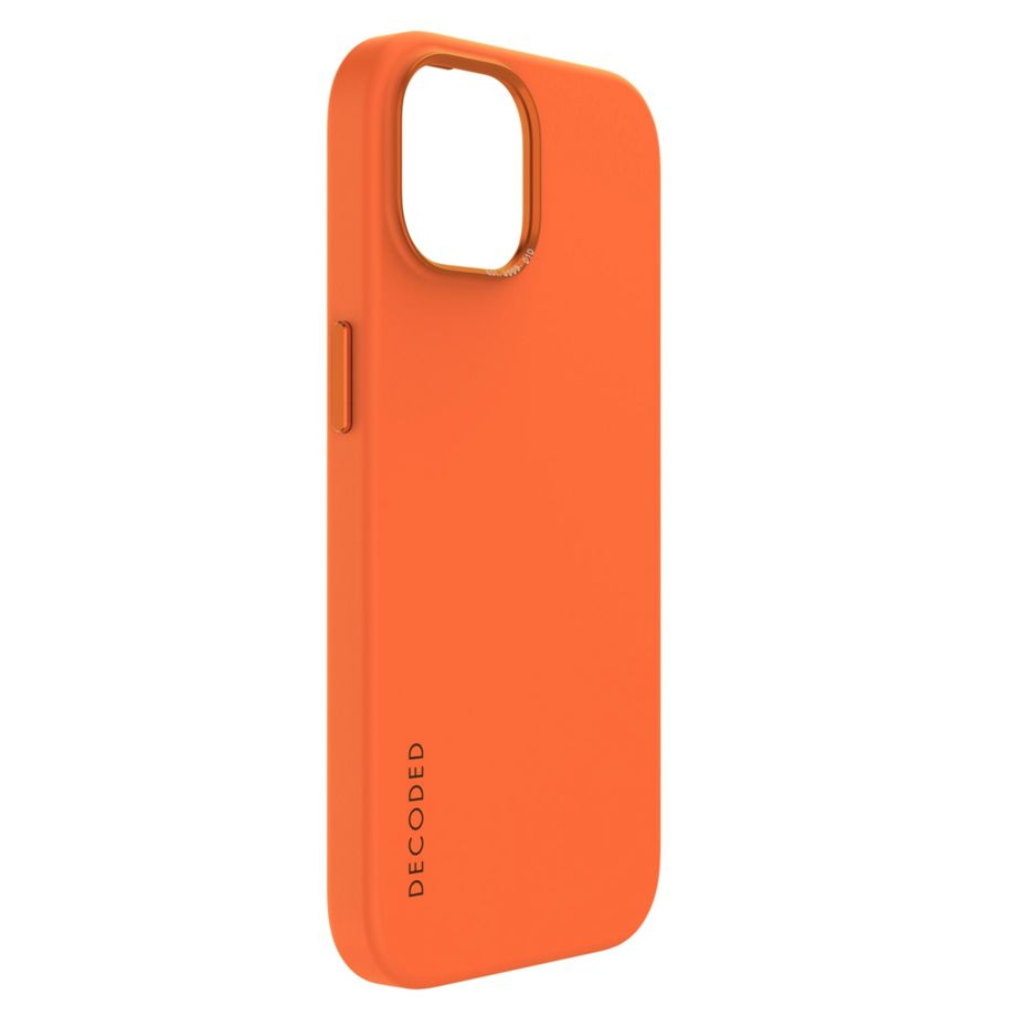 Decoded - AntiMicrobial Silicone Backcover | iPhone 15 - Apricot Crush