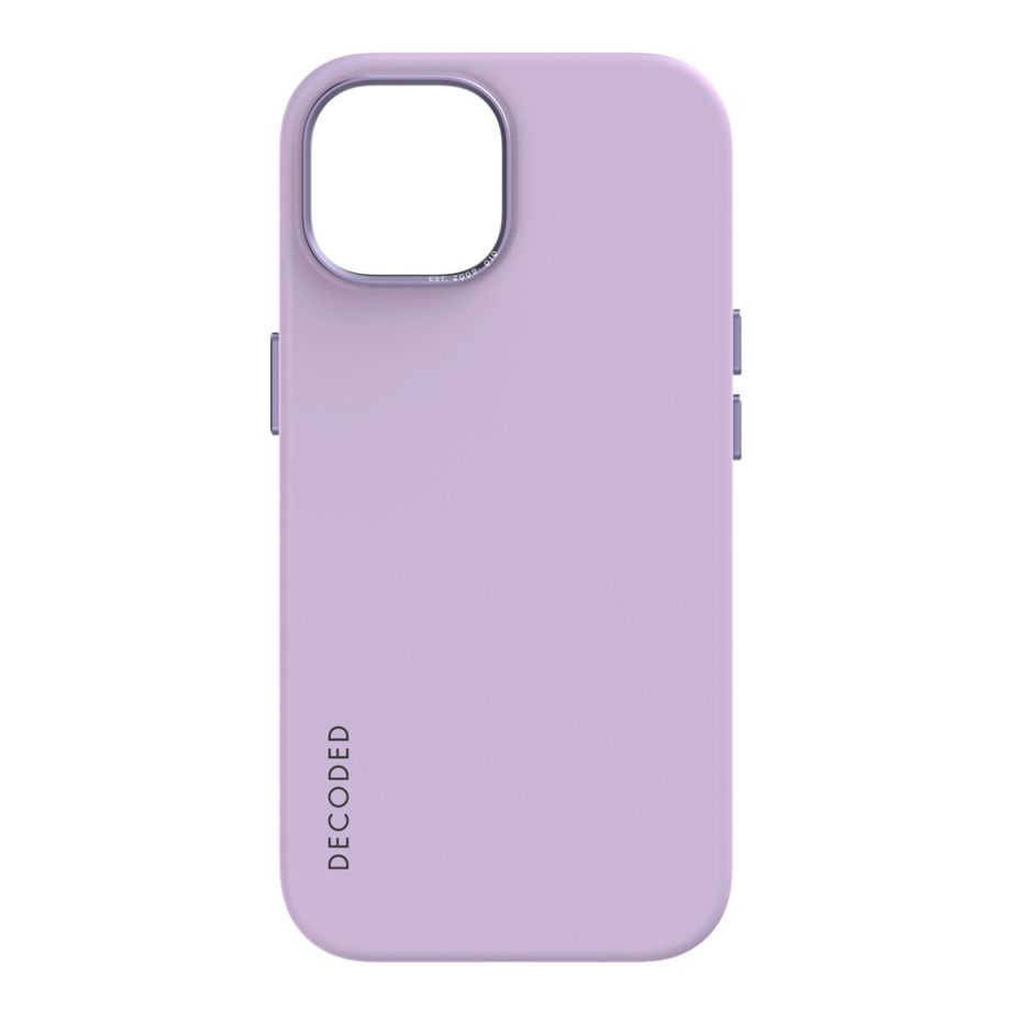 Decoded - AntiMicrobial Silicone Backcover | iPhone 15 - Lavender