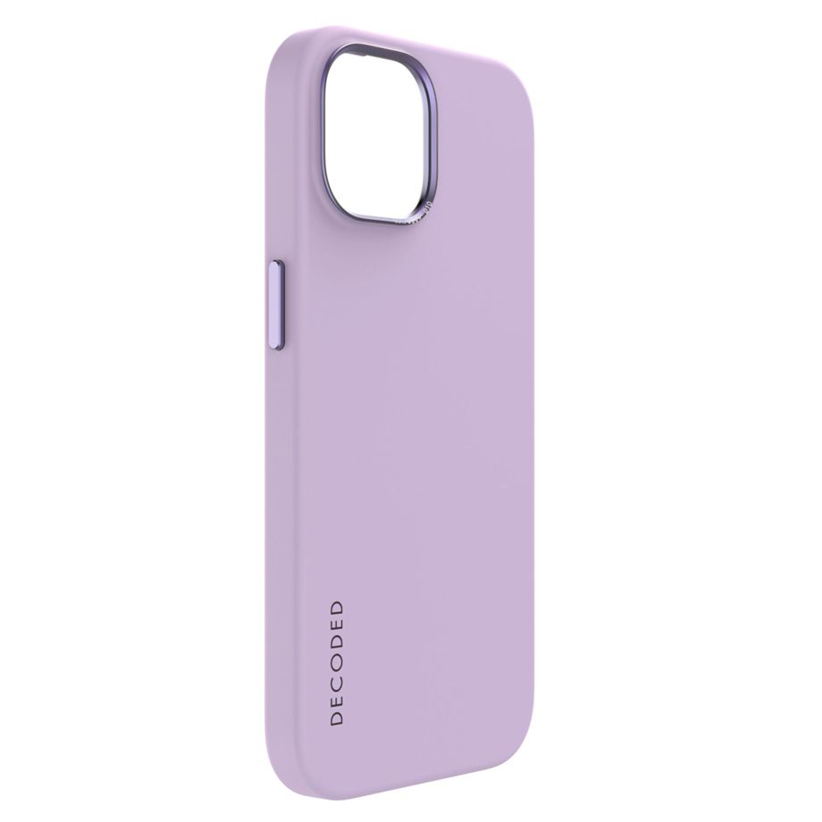 Decoded - AntiMicrobial Silicone Backcover | iPhone 15 - Lavender