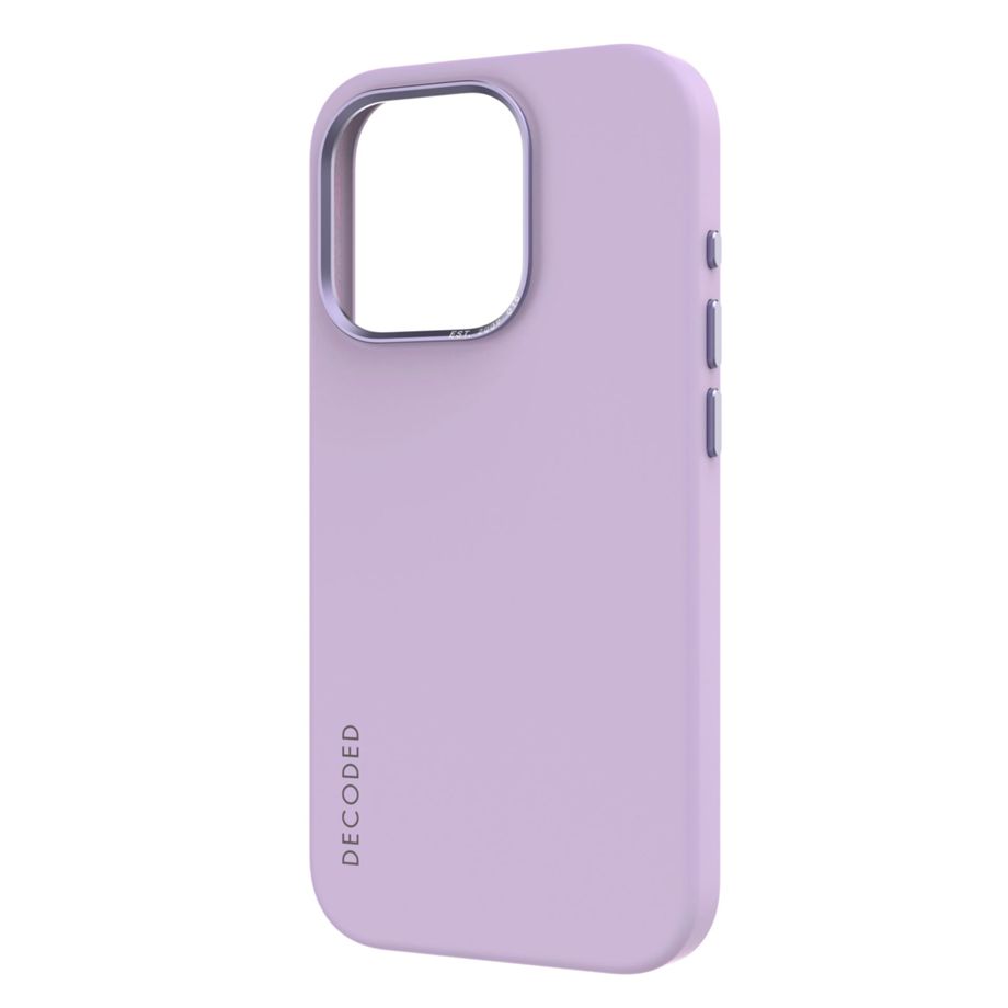 Decoded - AntiMicrobial Silicone Backcover | iPhone 15 Pro - Lavender