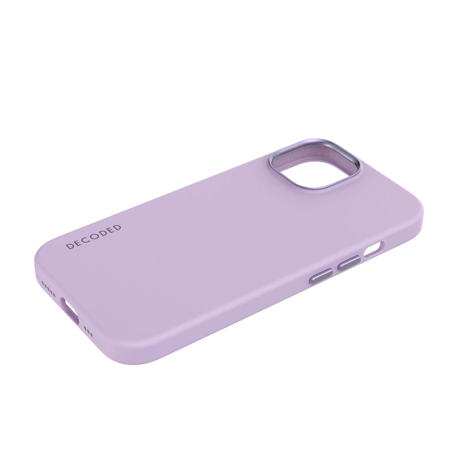 Decoded - AntiMicrobial Silicone Backcover | iPhone 15 Plus - Lavender