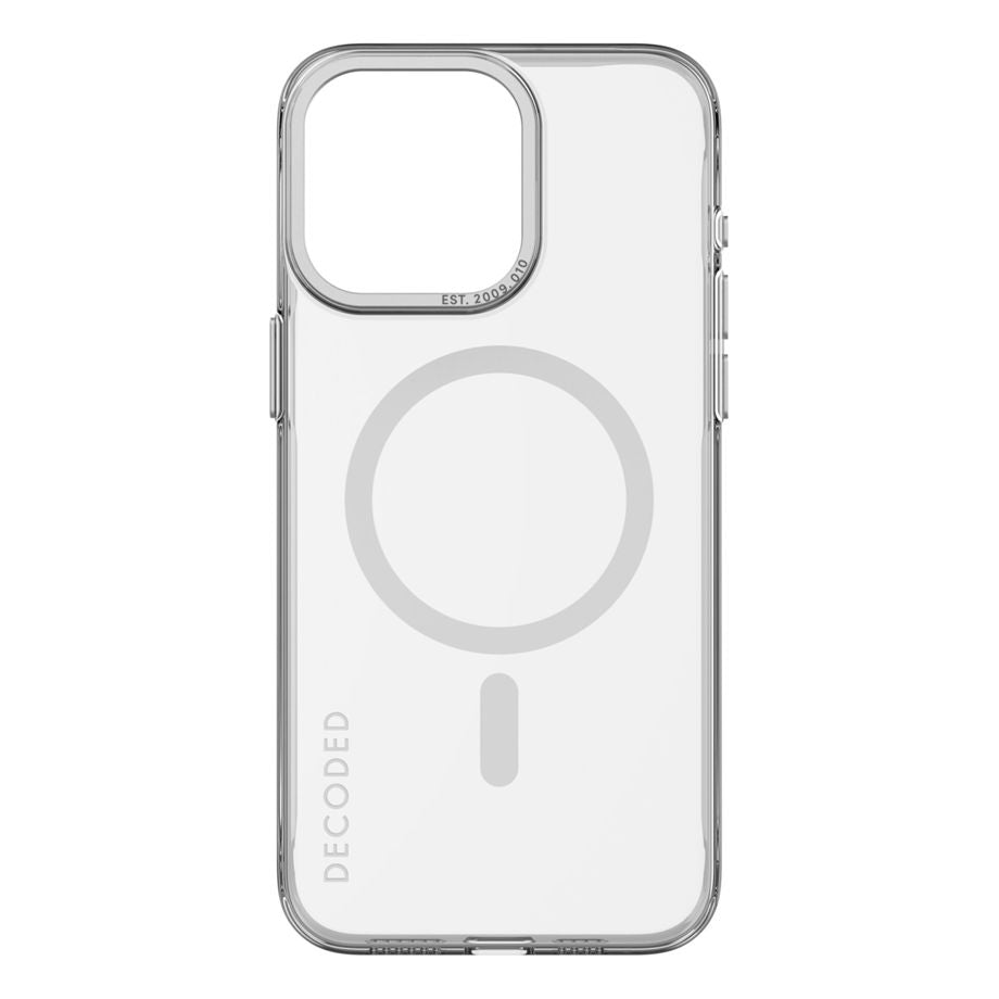 Decoded Recycled Plastic Backcover iPhone 15 Pro Max Transparant
