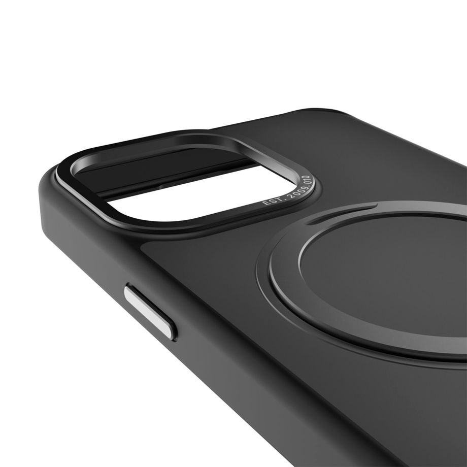 Decoded Recycled Plastic Loop Stand BackCover iPhone 15 Pro Max Black