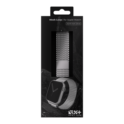 NEXT.ONE Mesh Loop for Apple Watch 42/44/45/49mm | Silver