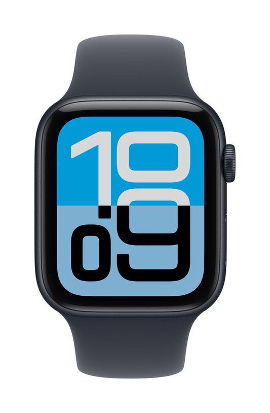 Apple Watch SE 3 GPS + Cellular 44mm Mitternacht Aluminium Case mit Mitternacht Sportarmband - S/M