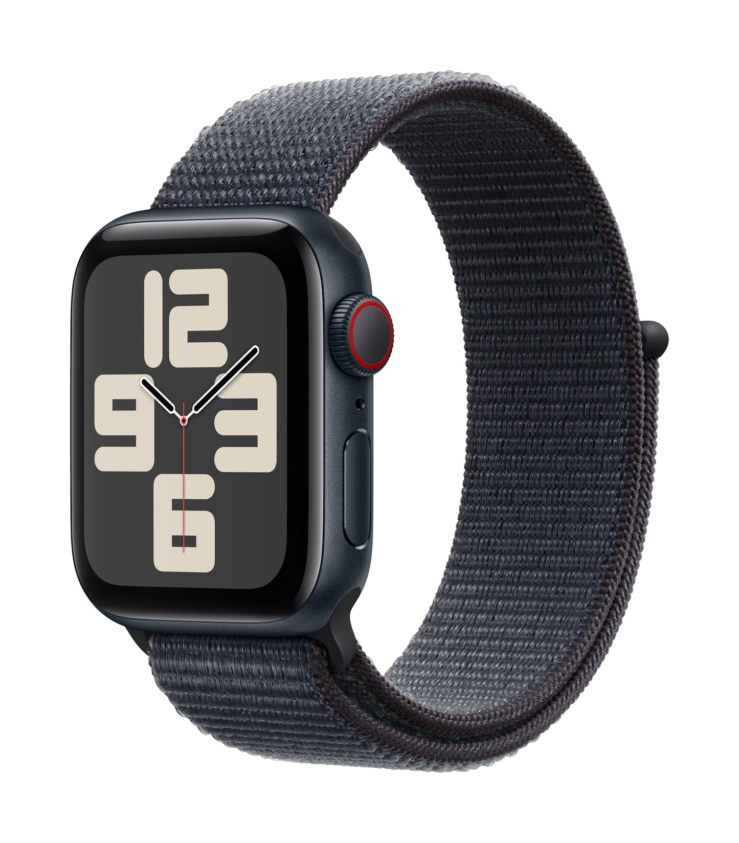 Apple Watch SE GPS + Cellular 40mm Midnight Aluminium Case with Ink Sport Loop